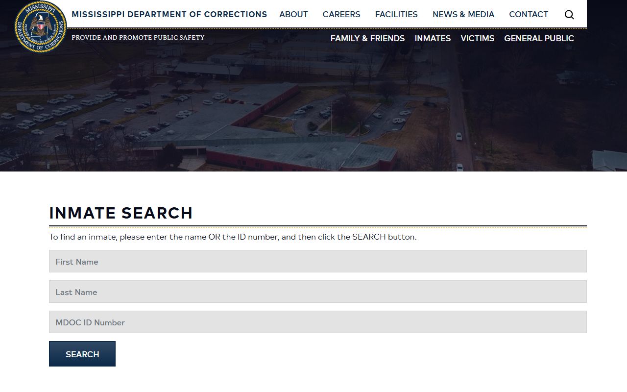 Chickasaw County inmate lookup MDOC search form